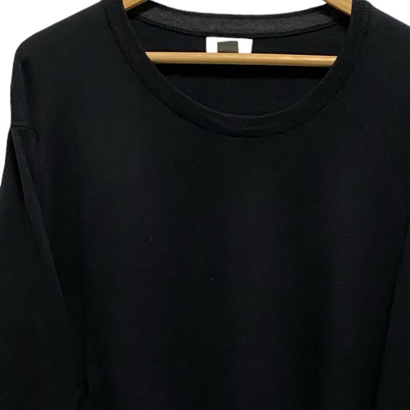 Champion Men’s Black Vintage Graphic Logo 100% Cotton Sweatshirt Size XL - Picture 3 of 8